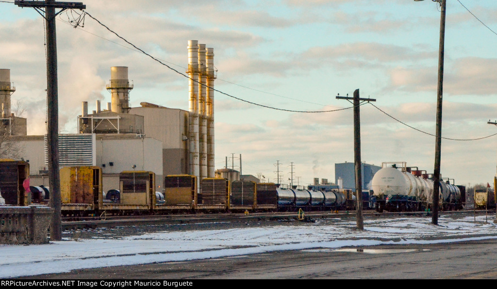 Bulkheads and Tank cars in the yard